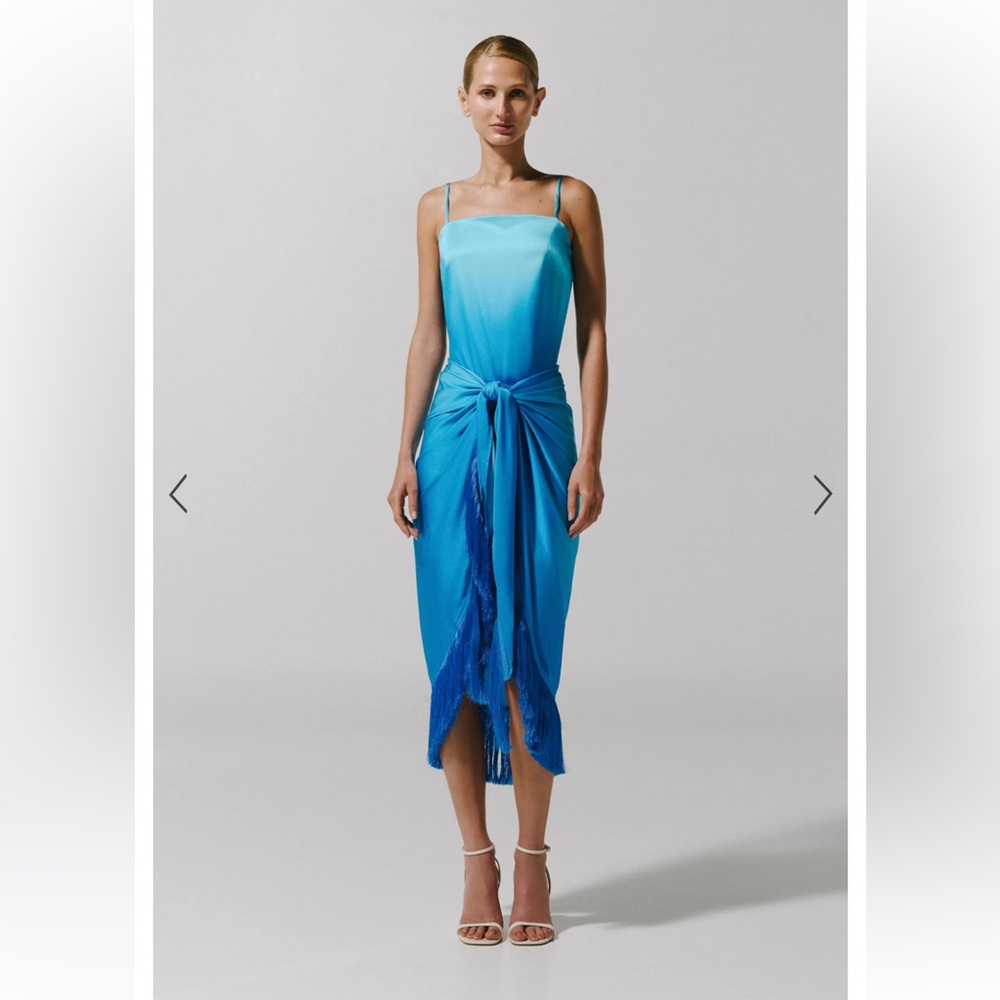 Baobab reproche midi dress blue ombré NWT - Picture 3 of 8